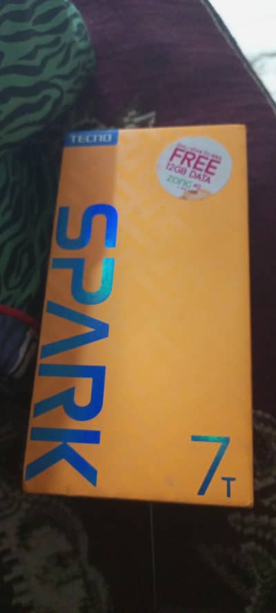 Tecno Spark 7 t 4 gb ram 64 gb memory with box