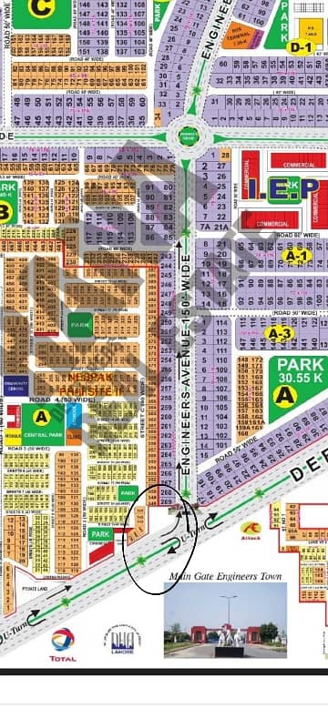 Facing Main Defence Road Near IEP Town Society