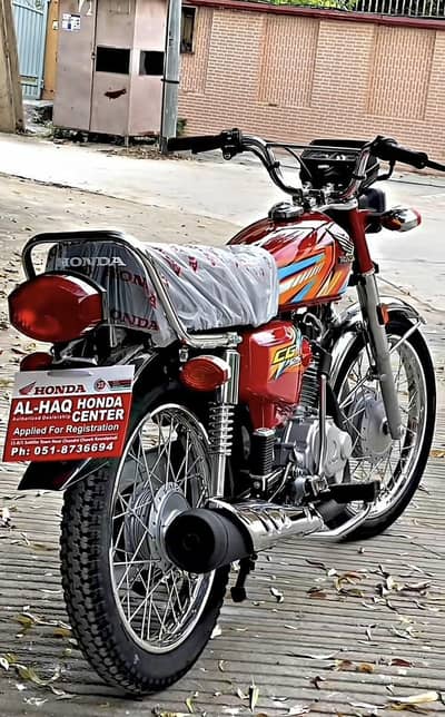 New CG-125-2026, Honda Red