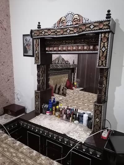 Bed with Side Tables & Dressing Urgent for sale