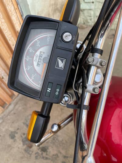 Honda CD 70 2022 Model Red Genuine Condition