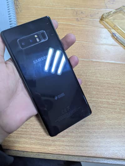 Samsung note 8 dual sim PTA approved  03186037087