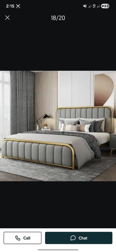 Bed set | Double Bed | Iron Bed | Steel Bed | Furniture