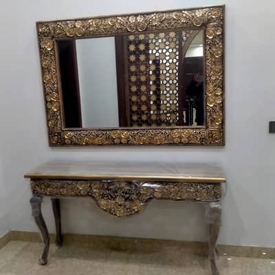 Console table-Dining table-Mirror table-wooden table-Wall mirror-tabl