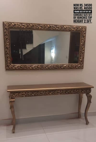 Console table-Dining table-Mirror table-wooden table-Wall mirror table