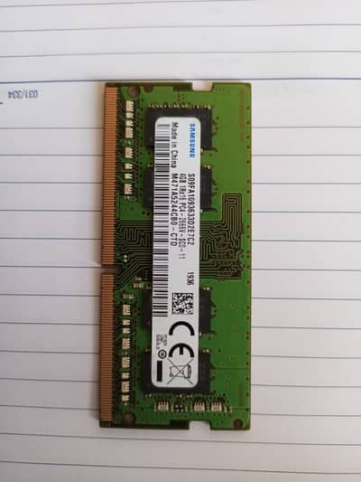4gb DDR4 ram Samsung