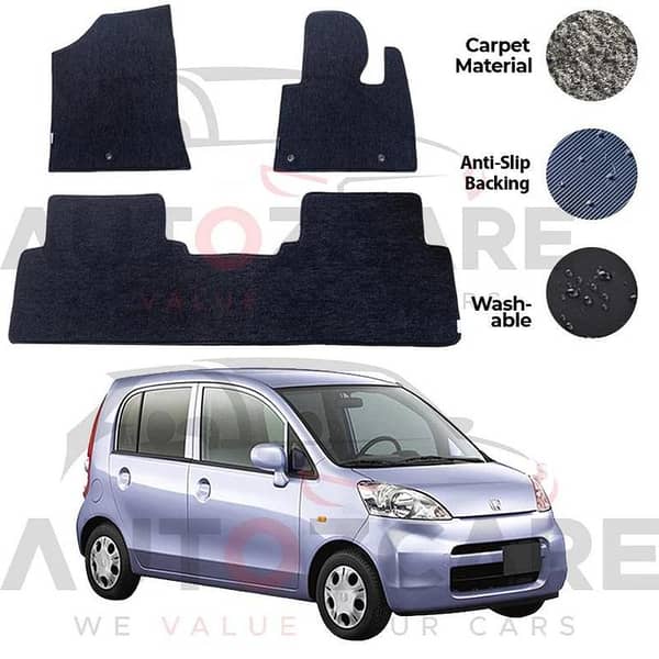 Honda Life Fitting Carpet Floor Mat 3PCS - Model 2003-2008