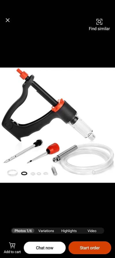 injected marinated gun heavy duty most popualr plastic with needle