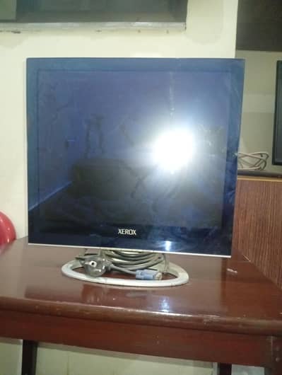 xerox LED square  blue  crystal display