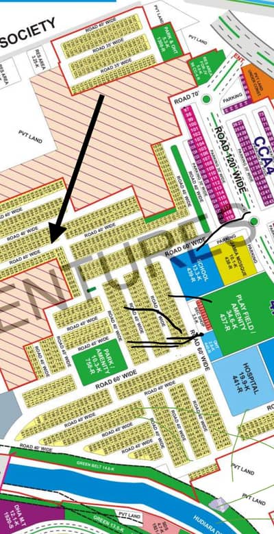 5 Marla On ground Beautiful Location Plot For Sale In Dha Rahabr Sector 4 Block R