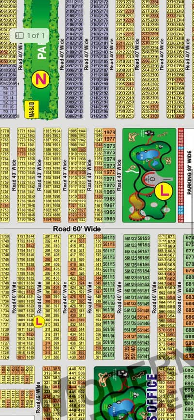 10 Marla Near Park Hot Location Plot For Sale in L block Khayaban e Amin