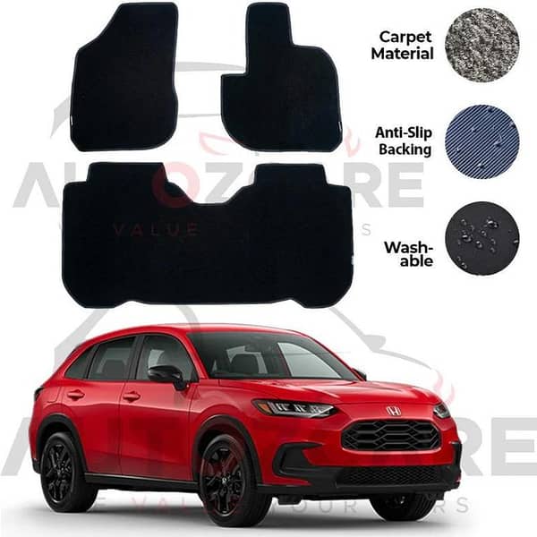 Honda HR-V Fitting Carpet Floor Mat 3PCS - Model 2022-2025