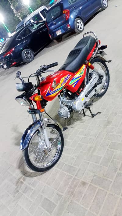 Honda CD70 2020 advance model karachi num 1st owner Genuine