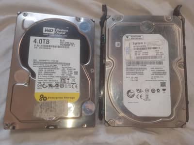 4TB And 3TB HHD Hard Disk For Computer Pc Read Description All Ok Both