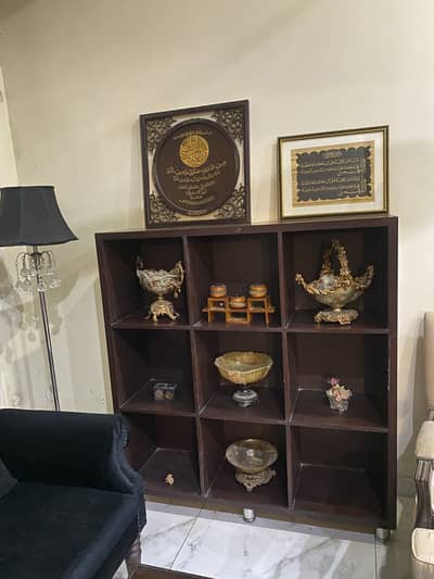 Book shelves , decoration item shelves , showcases , decorations cab