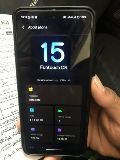 vivo y19s condition 10 by 10