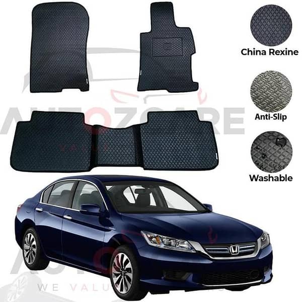 Honda Accord China Rexine Floor Mat 3PCS - Model 2013-2018
