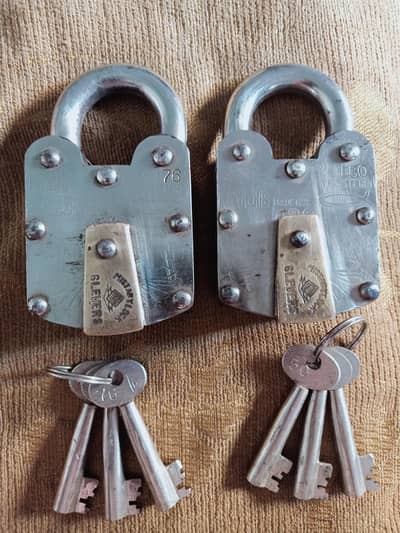 New Original Desi Heavy Duty Mistary Lock 6 Levers [ Tala ] Pair