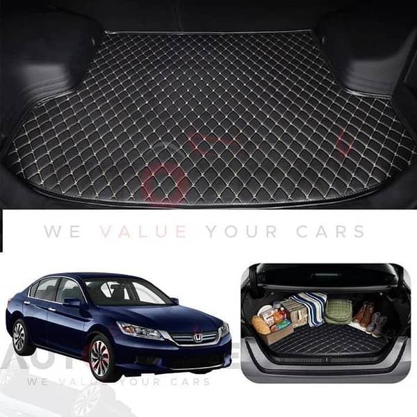 Honda Accord 7D Custom Car Trunk Mat - Model 2013-2018