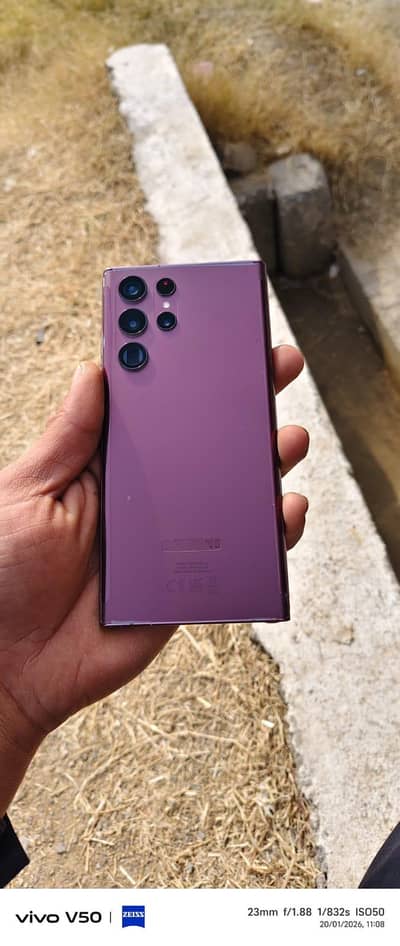 Samsung S22 ultra 12/256gb phone (03345231968)