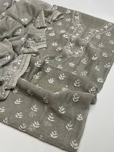 winter collection, embroidered dress,