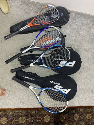 Squash rackets