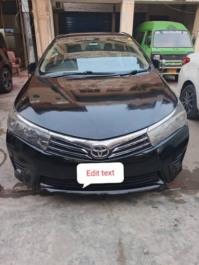 Toyota Corolla XLI 2016