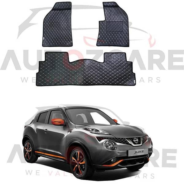 Nissan Juke 7D Floor Mat ( Flat Style ) 3PCS - Model 2010-2025
