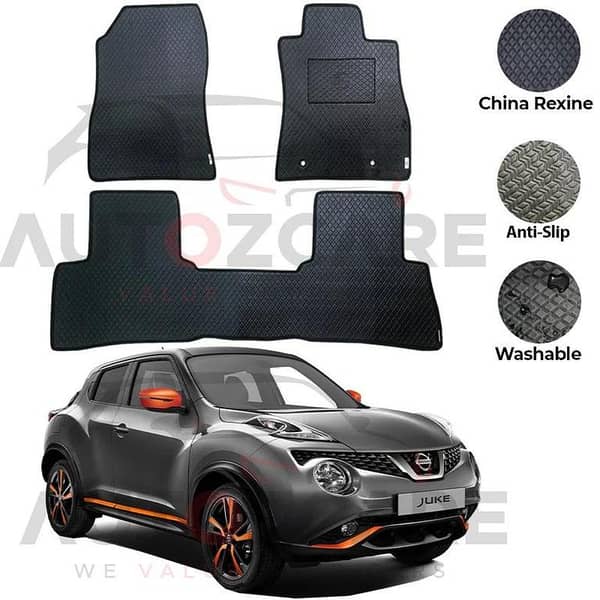 Nissan Juke China Rexine Floor Mat 3PCS - Model 2010-2025