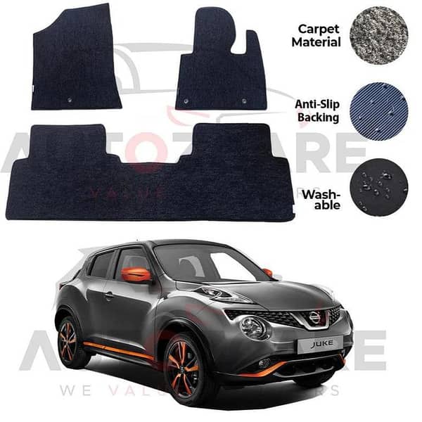 Nissan Juke Genuine Fitting Carpet Floor Mat 3PCS - Model 2010-2025
