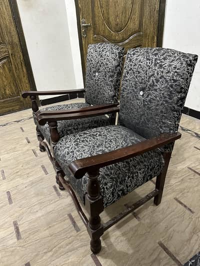 4pcs wooden chair set
