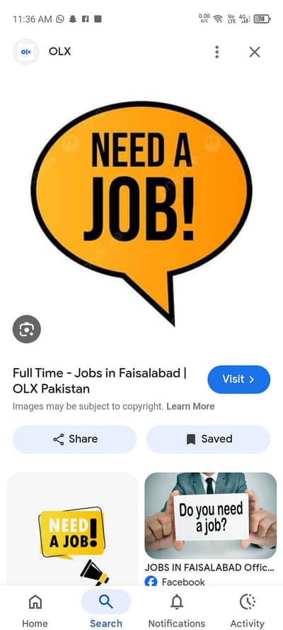 I need job I'm saleman