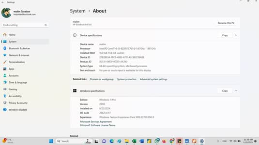 LaptopsHP EliteBook 840 8th Gen Core i5 16GB | 256GB