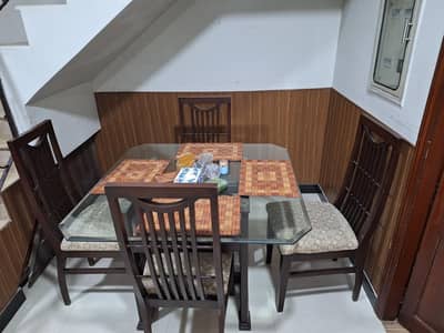 dining table with chairs
