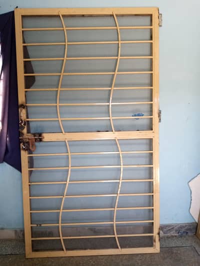 iron double mesh doors