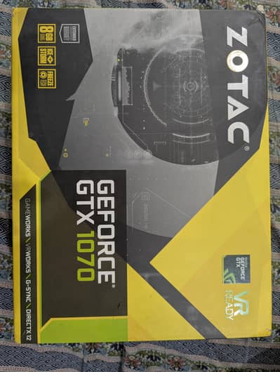 Zotac GeForce GTX 1070  8GB graphic Card