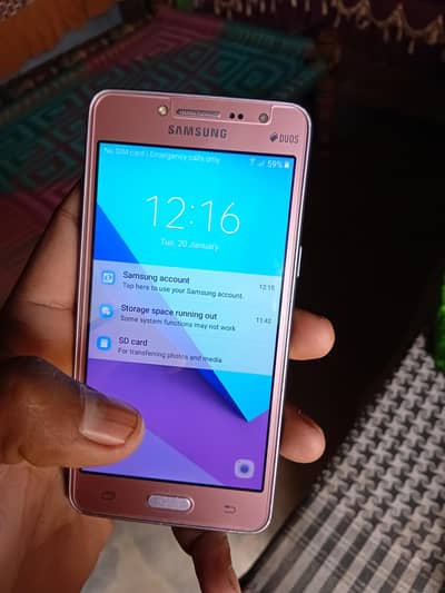 shamsung grand prime plus 8gb storage