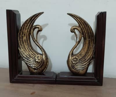 Swan Set Book Ends