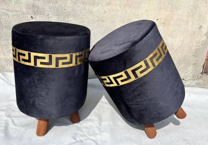ottoman stool wooden
