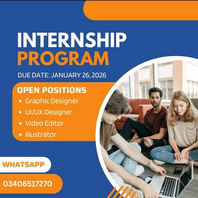 Need Graphic Designer/ Video Editor In Gulberg III Lahore Pakistan