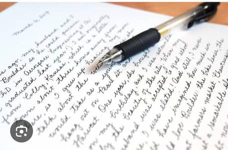 Handwriting assignment, Typing And Data Entry job Available