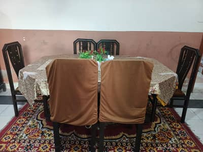 Dining table with chairs
