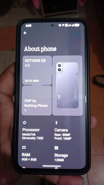 pta approve cmf phone 1 by nothing 8/128