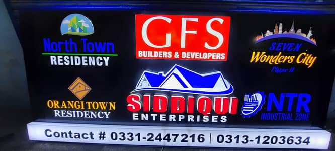 LED Sign Board & Acrylic Frontlit Sign Board Manufacturer