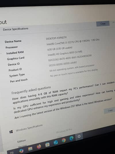 LENOVO THINKPAD LAPTOP GOOD BETTRY NO FAULT SEALD