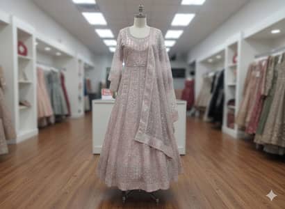 Bridal Maxi Dress – Light Pink – Slightly Used