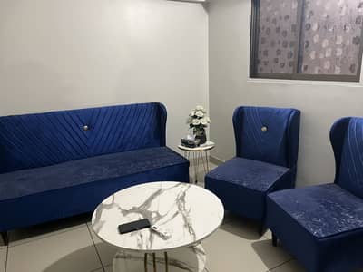 5 Seater Sofa Set + 2 Sofa matched Stool