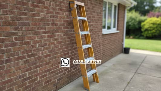 Durable, Lightweight Aluminum Ladder - Heavy Duty Use
