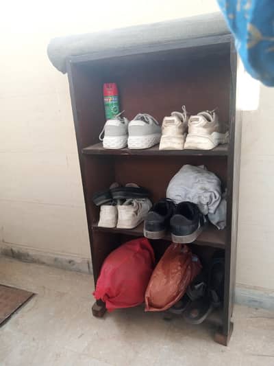 Wooden Shoe Rack