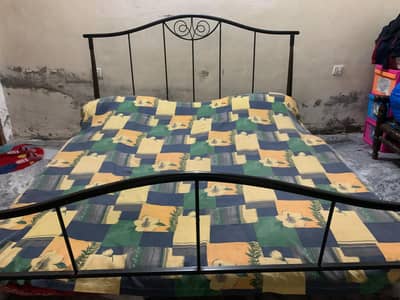 iron bed
